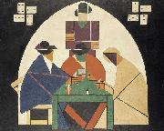 Theo van Doesburg The Cardplayers. oil painting picture wholesale